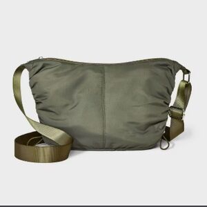 Lightweight Half Moon Crossbody Bag by WILD FABLE